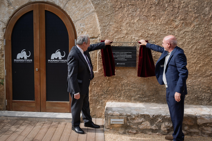 Inauguració de l’Espai Mammuthus a la Canonja.
